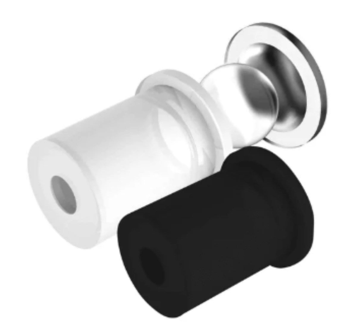 Invisible standoffs supplied with every illuminated house sign, which hold the sign off the wall so it floats.